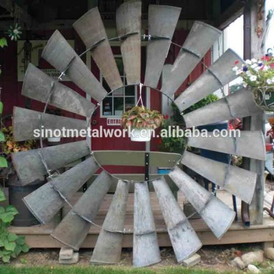 rustic decorative metal large windmills