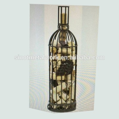 wrought iron wine corks holder