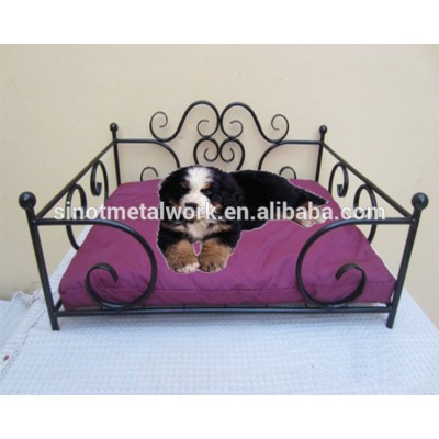 luxury wrought iron dog bed 2020 New pet bed lucky and cute princess dog bed