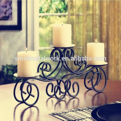 wrought iron desktop candle holder for sale hammered metal tealight candle holder