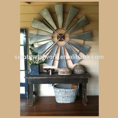 steel farnhouse windmill fan blades rustic decorative metal large windmills