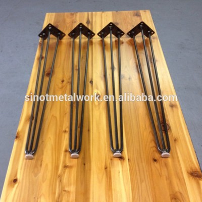 metal bench legs wrought iron hairpin leg coffee table steel hairpin legs 2rod or 3rod