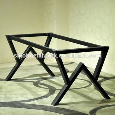 iron table base metal table bases for granite tops metal dining table legs