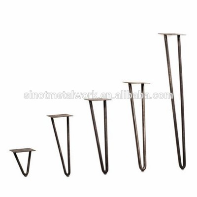 metal modern table legs wrought iron dining table legs hairpin table legs for sale